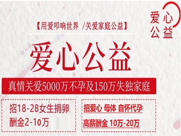 孝义捐卵助孕生子 爱心志愿者招募